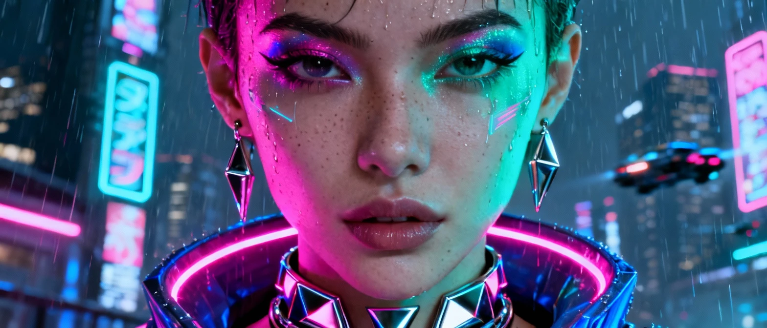 Cyberpunk Portrait - Neon Lighting
