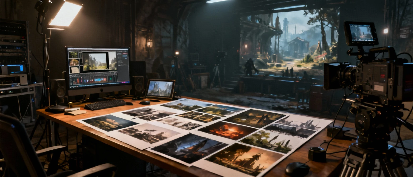 映画やゲームのスタジオ