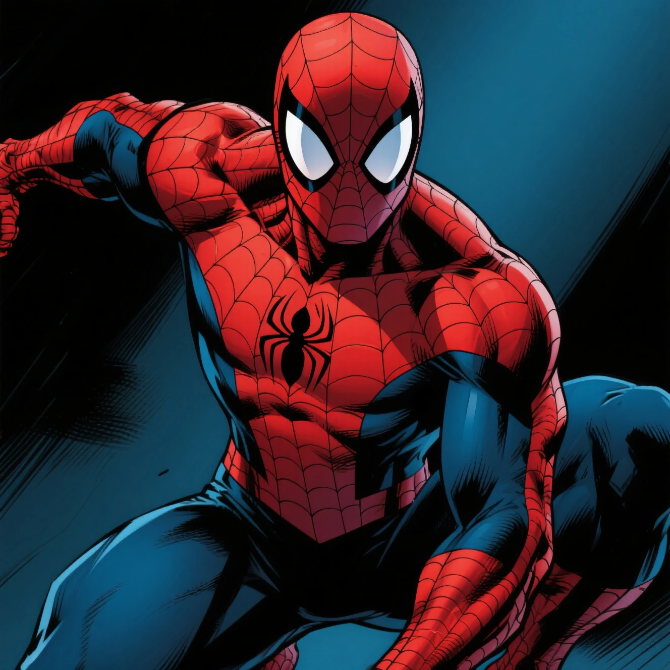 AI Generated Spider-Man Marvel Superhero - Peter Parker Anime Style
