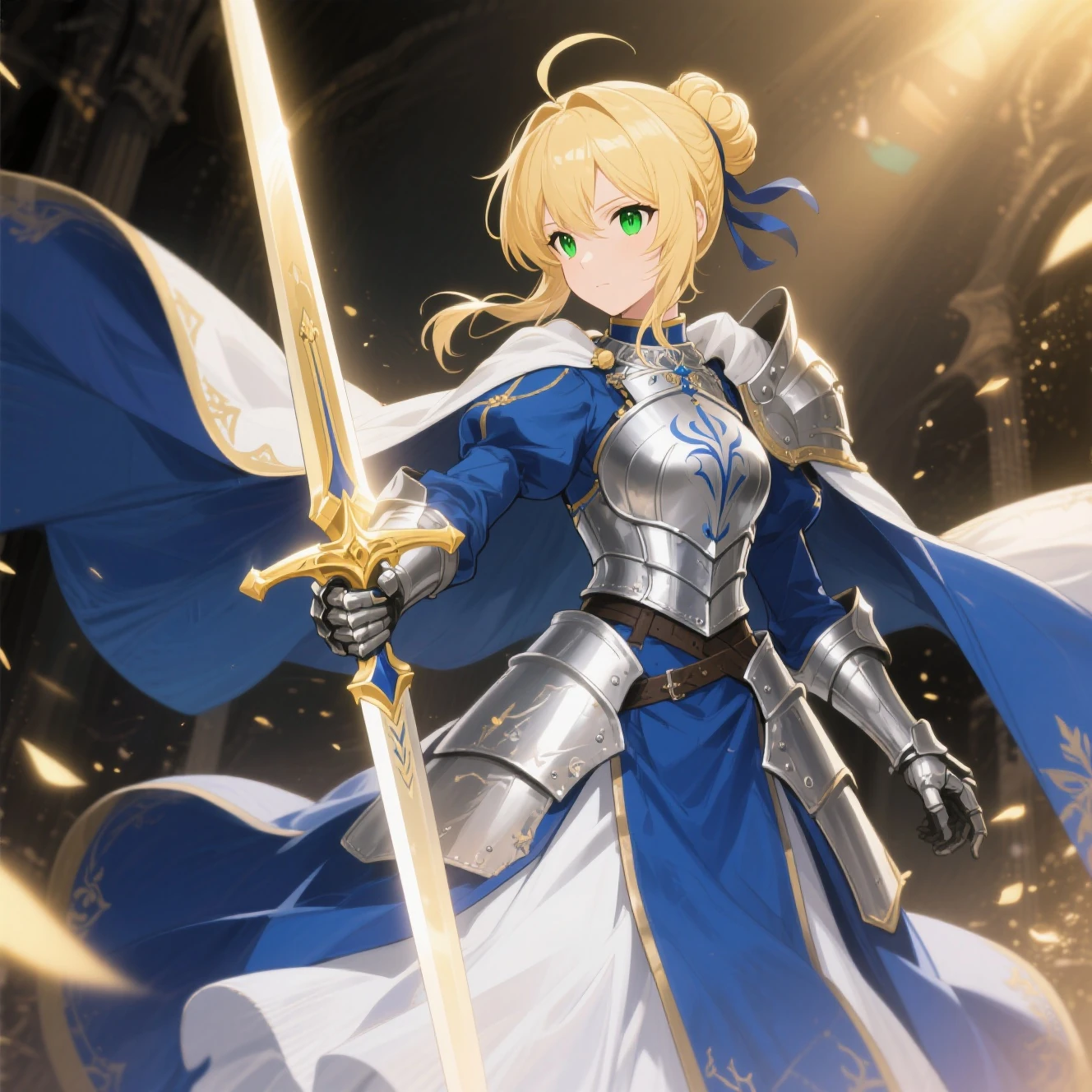 AI Generated Saber Fate Stay Night - Artoria Pendragon Anime Waifu