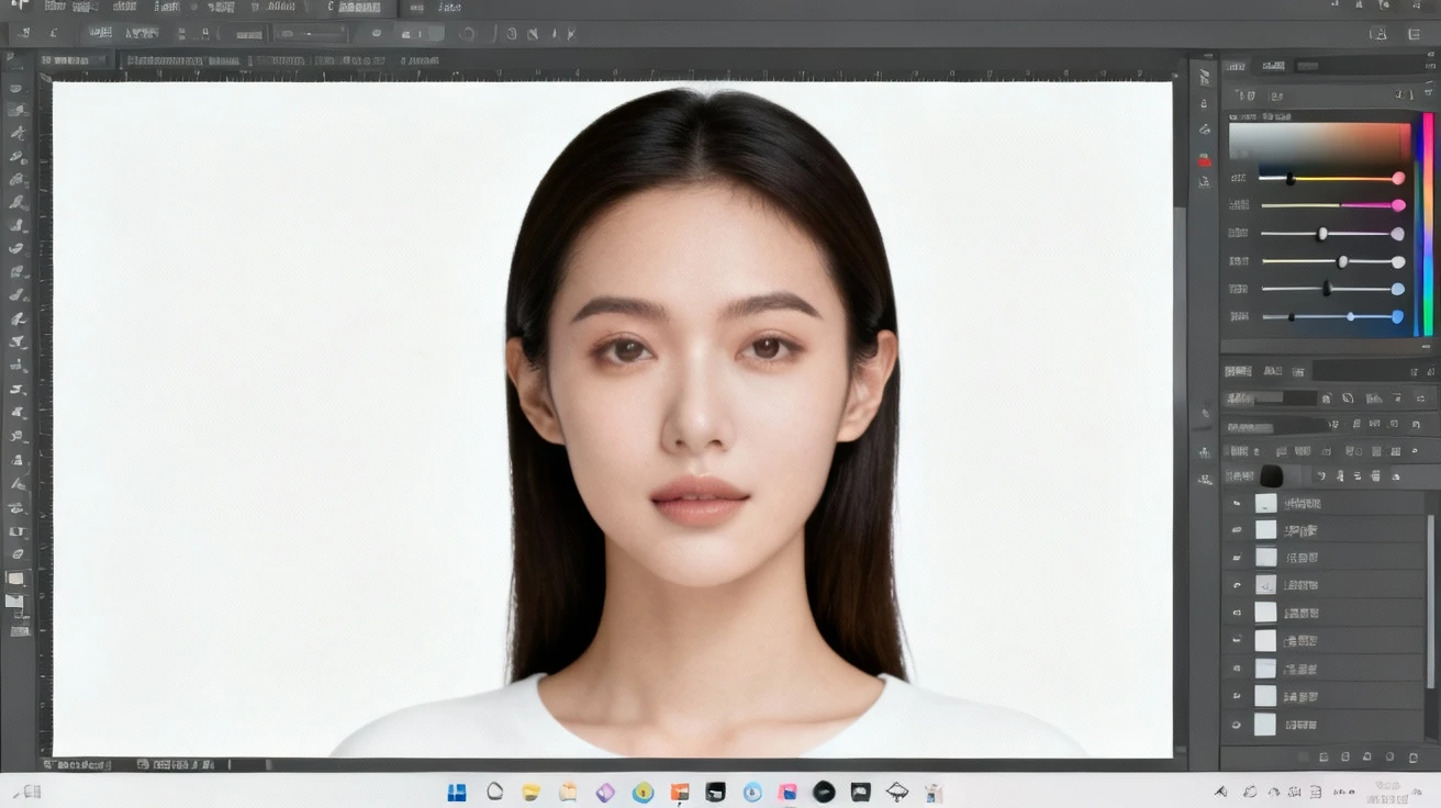 プロフェッショナル写真編集ワークスペースを示すNano Banana 2 AI画像編集インターフェース